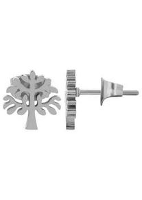 Adelia&acute;s Paar Ohrh&auml;nger ADELIA ́S "Damen Ohrstecker aus Edelstahl mit Baum des Lebens", silber, Ohrringe, Damen, Damen, Edelstahl