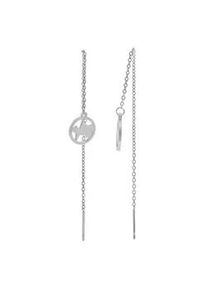 Adelia&acute;s Paar Ohrh&auml;nger ADELIA ́S "Damen Ohrstecker aus Edelstahl mit Herz - - &Oslash; 10 mm", silber, Ohrringe, Damen, Damen, Edelstahl