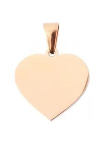 Adelia&acute;s Kettenanh&auml;nger ADELIA ́S "zeitloser Herz Anh&auml;nger aus Edelstahl", gold, Schmuckanh&auml;nger, Damen, Edelstahl, Kettenanh&auml;nger