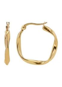 Adelia&acute;s Paar Creolen ADELIA ́S "Damen Creolen aus poliertem Edelstahl &Oslash; 20 mm", silber, Ohrringe, Damen, Damen, Edelstahl