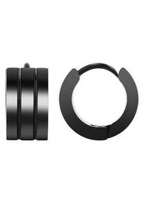 Adelia&acute;s Paar Creolen ADELIA ́S "Unisex Creolen aus Edelstahl &Oslash; 9 mm", silber, Ohrringe, Damen, Unisex, Edelstahl