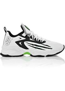 Sneaker Plein Sport "Sneaker", Damen, Gr. 44, Normalschaft, wei&szlig; (0127, wei&szlig;, gr&uuml;nfluo), Schuhe Sneaker