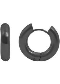 Adelia&acute;s Paar Creolen ADELIA ́S "Damen Creolen aus mattem Edelstahl &Oslash; 12 mm", silber, Ohrringe, Damen, Damen, Edelstahl