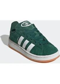 Sneaker Adidas ORIGINALS "CAMPUS 00S", M&auml;dchen, Gr. 32, gr&uuml;n (dunkelgr&uuml;n, cloud wei&szlig;, gum 2), Leder, Synthetik, Schuhe Sneaker, f&uuml;r Kinder