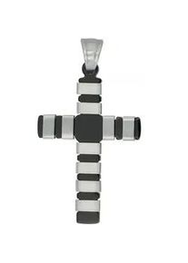 Adelia&acute;s Kettenanh&auml;nger ADELIA ́S "trendiger Kreuz Anh&auml;nger aus Edelstahl", silber, Schmuckanh&auml;nger, Damen, Edelstahl, Kettenanh&auml;nger