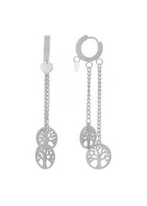 Adelia&acute;s Paar Ohrh&auml;nger ADELIA ́S "Damen Ohrh&auml;nger aus Edelstahl &Oslash; 5 mm", silber, Ohrringe, Damen, Damen, Edelstahl