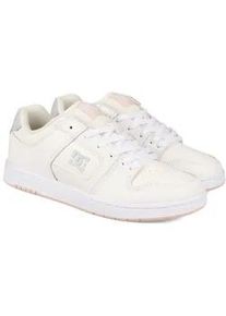 Sneaker DC Shoes "Manteca 4", Damen, Gr. 5,5(36,5), grau (grau, blushing bride), Obermaterial:53.02% Leder, 46.98% Synthetikmaterial;, Schuhe Sneaker