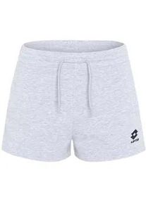 Sweatshorts Lotto, Damen, Gr. XS (34), Normalgr&ouml;&szlig;en, grau (high, rise), 75% Baumwolle, 22% Polyester, 3% Viskose, unifarben, regular fit kurz, Hosen Sweatshorts, - mit praktischem Kordelzug