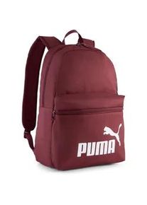Rucksack Puma "PHASE BACKPACK", ruby shimmer, Rucks&auml;cke, Damen, Netz, Polyester, unifarben, Rucksack, f&uuml;r Erwachsene, sportlicher Stil, mit Zwei-Wege-Rei&szlig;verschluss