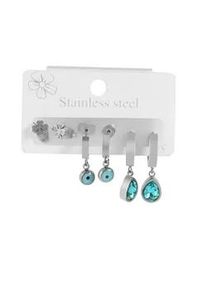 Adelia&acute;s Paar Ohrh&auml;nger ADELIA ́S "Damen Ohrstecker aus Edelstahl &Oslash; 9 mm", silber, Ohrringe, Damen, Damen, Edelstahl