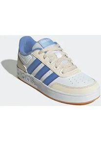 Sneaker Adidas SPORTSWEAR "BREAKBASE KIDS", Damen, Gr. 38,5, wei&szlig; (cloud wei&szlig;, blau fusion, glow blau), Synthetik, Textil, Schuhe Sneaker, f&uuml;r Kinder & Jugendliche
