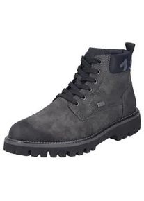 Winterstiefelette Rieker, Herren, Gr. 40, grau (anthrazit), Lederimitat, used, Schuhe Winterstiefelette, Winterboots, Outdoorstiefelette mit TEX und Innenrei&szlig;verschluss
