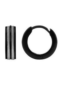 Adelia&acute;s Paar Creolen ADELIA ́S "Unisex Creolen aus poliertem Edelstahl &Oslash; 9 mm", silber, Ohrringe, Damen, Unisex, Edelstahl