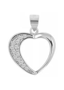 Adelia&acute;s Kettenanh&auml;nger ADELIA ́S "stilvoller Herz Anh&auml;nger aus 925 Sterling Silber", gold, Schmuckanh&auml;nger, Damen, Silber 925 (Sterlingsilber), Kettenanh&auml;nger