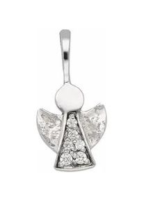 Adelia&acute;s Kettenanh&auml;nger ADELIA ́S "Damen 925 Silber Anh&auml;nger Engel mit Zirkonia", silber, Schmuckanh&auml;nger, Damen, Silber 925 (Sterlingsilber), Kettenanh&auml;nger, mit Zirkonia f&uuml;r Damen