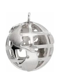 Adelia&acute;s Kettenanh&auml;nger ADELIA ́S "Damen 925 Silber Anh&auml;nger Weltkugel &Oslash; 15,2 mm", silber, Schmuckanh&auml;nger, Damen, Silber 925 (Sterlingsilber), Kettenanh&auml;nger, f&uuml;r Damen