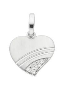 Adelia&acute;s Kettenanh&auml;nger ADELIA ́S "Damen 925 Silber Anh&auml;nger mit Zirkonia", silber, Schmuckanh&auml;nger, Damen, Silber 925 (Sterlingsilber), Kettenanh&auml;nger, mit Zirkonia f&uuml;r Damen