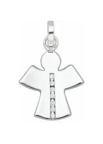 Adelia&acute;s Kettenanh&auml;nger ADELIA ́S "Damen 925 Silber Anh&auml;nger Engel mit Zirkonia", silber, Schmuckanh&auml;nger, Damen, Silber 925 (Sterlingsilber), Kettenanh&auml;nger, mit Zirkonia f&uuml;r Damen