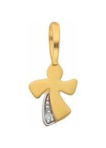 Adelia&acute;s Kettenanh&auml;nger ADELIA ́S "Damen 333 Gold Anh&auml;nger Engel mit Zirkonia", gold, Schmuckanh&auml;nger, Damen, Gold, Kettenanh&auml;nger, mit Zirkonia f&uuml;r Damen
