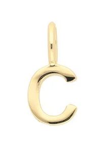 Adelia&acute;s Buchstabenanh&auml;nger ADELIA ́S "Damen & Herren 333 Gold Buchstabenanh&auml;nger C", gold, Schmuckanh&auml;nger, Damen, Gelbgold 333 Gold, Gelbgold 333, Gold, f&uuml;r Damen & Herren