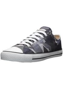 Sneaker Ethletic "Trainer White Cap Lo Cut", Damen, Gr. 42, blau (camou blau, just wei&szlig;), Obermaterial: 100% Baumwolle; Sohle: 100% Naturkautschuk, Schuhe Sneaker, Keine Angabe