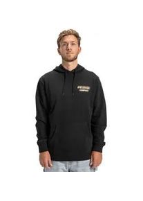 Hoodie DC Shoes "Two Bit Ph", Herren, Gr. XL, schwarz, Obermaterial: 55% Walkfrottier, 25% Walkfrottier, 20% Microfaser;, Sweatshirts Hoodie