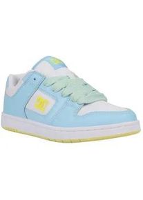 Sneaker DC Shoes "Manteca 4", Damen, Gr. 5(36), gelb (blau, gelb, wei&szlig;), Obermaterial:53.02% Leder, 46.98% Synthetikmaterial;, Schuhe Sneaker