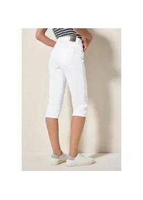 Slim-fit-Jeans Cecil, Damen, Gr. 33, L&auml;nge 19, wei&szlig;, Jeans, 97% Baumwolle, 3% Elasthan, unifarben, kniebedeckend, Jeans Slim-fit-Jeans, High Waist