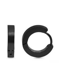 Adelia&acute;s Paar Creolen ADELIA ́S "Unisex Creolen aus poliertem Edelstahl &Oslash; 9 mm", silber, Ohrringe, Damen, Unisex, Edelstahl