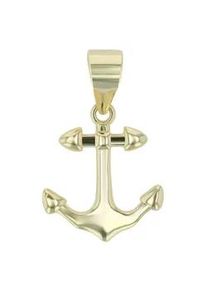 Adelia&acute;s Kettenanh&auml;nger ADELIA ́S "stilvoller Anker Anh&auml;nger aus 925 Sterling Silber", gold, Schmuckanh&auml;nger, Damen, Silber 925 (Sterlingsilber), Kettenanh&auml;nger