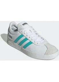 Sneaker Adidas PERFORMANCE "MERCEDES - AMG PETRONAS FORMULA ONE TEAM VL COURT", Damen, Gr. 44, wei&szlig; (cloud wei&szlig;, semi mint rush, core schwarz), Leder, Synthetik, Schuhe Sneaker, Mercedes AMG Motorsport