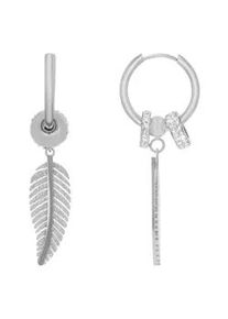 Adelia&acute;s Paar Ohrh&auml;nger ADELIA ́S "Damen Ohrh&auml;nger aus Edelstahl &Oslash; 13 mm", silber, Ohrringe, Damen, Damen, Edelstahl