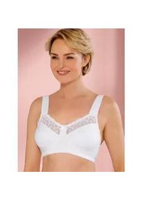 w&auml;schepur Entlastungs-BH W&Auml;SCHEPUR, Damen, Gr. 100, Cup E, wei&szlig;, 90% Baumwolle, 6% Elasthan, 4% Polyamid, BHs Entlastungs-BH