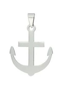 Adelia&acute;s Kettenanh&auml;nger ADELIA ́S "zeitloser Anker Anh&auml;nger aus Edelstahl", schwarz, Schmuckanh&auml;nger, Damen, Edelstahl, Kettenanh&auml;nger