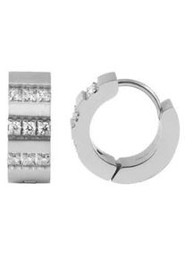 Adelia&acute;s Paar Creolen ADELIA ́S "Damen Creolen aus Edelstahl &Oslash; 9 mm", silber, Ohrringe, Damen, Damen, Edelstahl