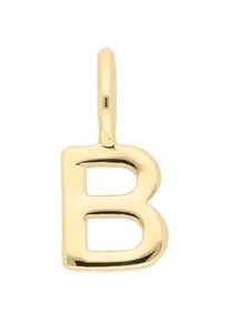 Adelia&acute;s Buchstabenanh&auml;nger ADELIA ́S "Damen & Herren 333 Gold Buchstabenanh&auml;nger B", gold, Schmuckanh&auml;nger, Damen, Gelbgold 333 Gold, Gelbgold 333, Gold, f&uuml;r Damen & Herren