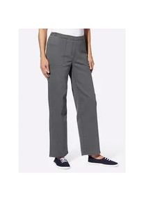 Bequeme Jeans Classic Basics, Damen, Gr. 20, Kurzgr&ouml;&szlig;en, blau (stone, grau, denim), 81% Baumwolle, 17% Polyester, 2% Elasthan, unifarben, Jeans