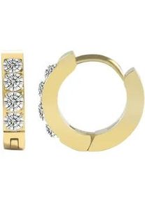 Adelia&acute;s Paar Creolen ADELIA ́S "Damen Creolen aus Edelstahl &Oslash; 9 mm", silber, Ohrringe, Damen, Damen, Edelstahl