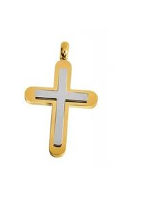 Adelia&acute;s Kettenanh&auml;nger ADELIA ́S "modischer Kreuz Anh&auml;nger aus Edelstahl", gold, Schmuckanh&auml;nger, Damen, Edelstahl, Kettenanh&auml;nger