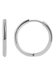 Adelia&acute;s Paar Creolen ADELIA ́S "Unisex Creolen aus Edelstahl", silber, Ohrringe, Damen, Unisex, Edelstahl