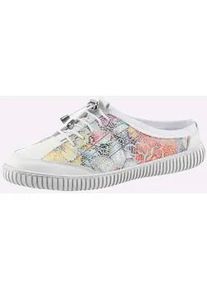 Slipper Gemini, Damen, Gr. 40, bunt (wei&szlig;, bunt), Glattleder, Schuhe Slipper