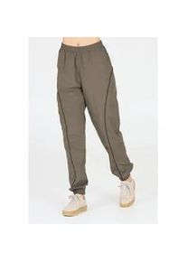 ENDURANCE ATHLECIA Sweathose ATHLECIA "Arishi", Damen, Gr. 40, EURO-Gr&ouml;&szlig;en, grau, 100% Polyester, mehrfarbig, lang, Hosen Sweathose, Mit wasserabweisender DWR-Beschichtung