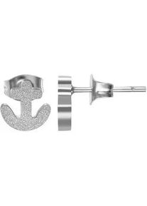 Adelia&acute;s Paar Ohrh&auml;nger ADELIA ́S "Damen Ohrstecker aus mattem Edelstahl", silber, Ohrringe, Damen, Damen, Edelstahl