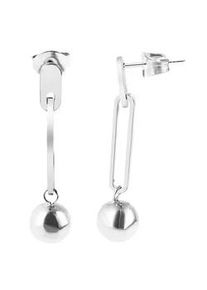 Adelia&acute;s Paar Ohrh&auml;nger ADELIA ́S "Damen Ohrstecker aus Edelstahl", silber, Ohrringe, Damen, Damen, Edelstahl