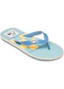 Sandale Quiksilver "Molokai Originals", Herren, Gr. 12(45), aquifer checker, Obermaterial:Obermaterial: Synthetikmaterial / Au&szlig;ensohle: Gummi;, Schuhe Sandale