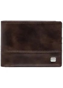 Brieftasche Billabong "Dimension", Herren, braun (chocolate), Kunstfaser, Kleinlederwaren Brieftasche