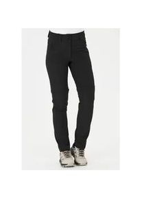 Outdoorhose WHISTLER "Gerd", Damen, Gr. 46, EURO-Gr&ouml;&szlig;en, schwarz, 92% Polyester, 8% Elasthan, unifarben, lang, Hosen Outdoorhose, im funktionalen und vielseitigen Zip-Off-Design