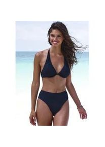 B&uuml;gel-Bikini-Top Copenhagen Studios "Nela", Damen, Gr. 36, Cup E, schwarz, Rippware, Recycling-Polyamid, strukturiert, unifarben, Bikini-Oberteile, aus modischer Strukturware