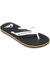 Sandale Quiksilver "Molokai Core", Herren, Gr. 11 (44), schwarz (schwarz, rasta), Obermaterial:Obermaterial: Synthetikmaterial / Au&szlig;ensohle: Moosgummi;, Schuhe Sandale