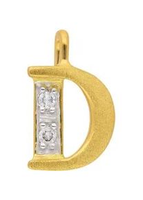 Adelia&acute;s Buchstabenanh&auml;nger ADELIA ́S "Damen Gold Schmuck 585 Gold Buchstabenanh&auml;nger mit Diamant", gold, Schmuckanh&auml;nger, Damen, 0,02 VVS = sehr sehr kleine Einschl&uuml;sse mit Diamant, Gold, mit Diamant Goldschmuck f&uuml;r Damen & Herren